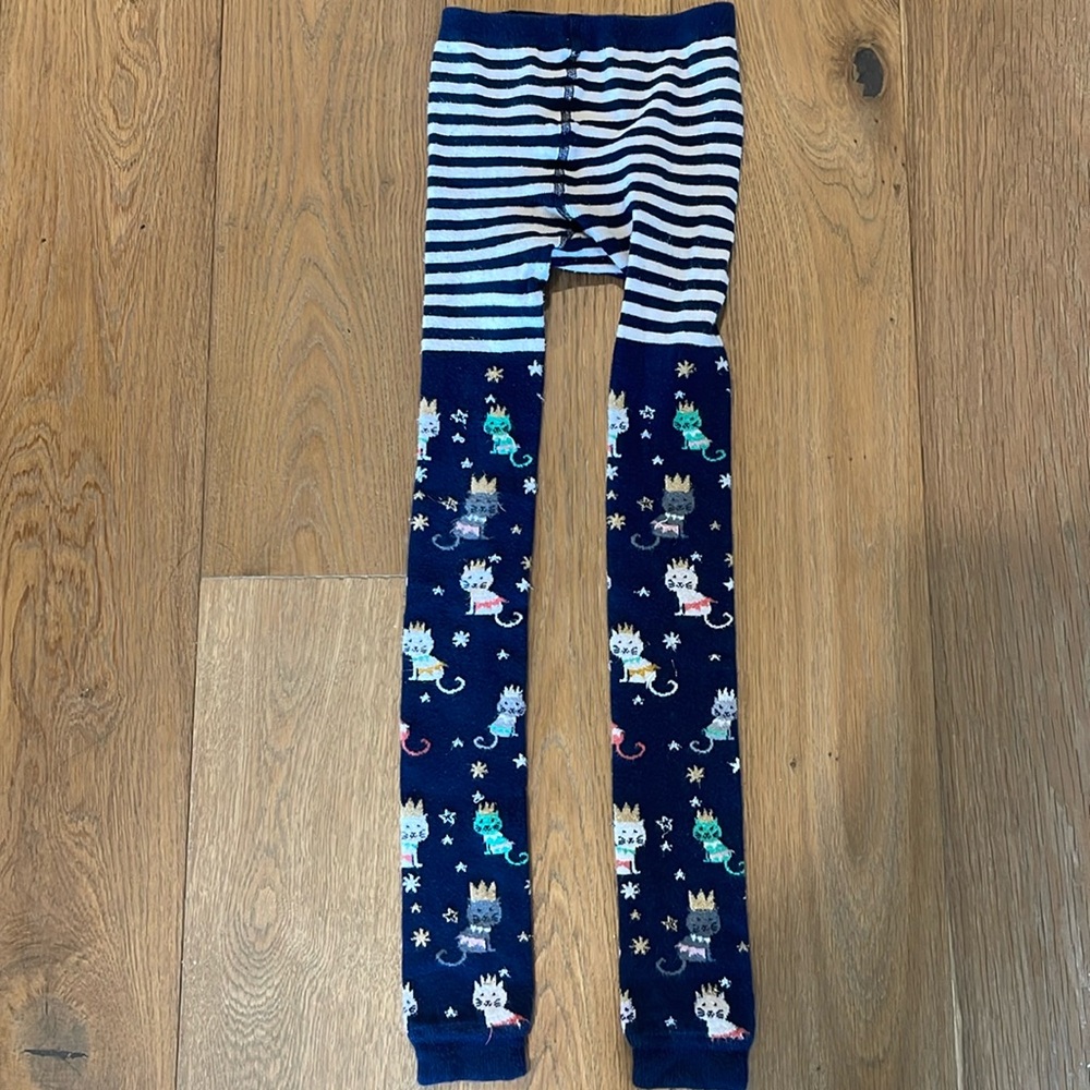 Hanna Andersson Princess/Fairy Cat Footless Tights - 130